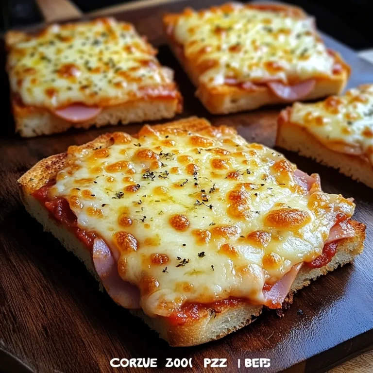 Recette Croque Monsieur Façon Pizza – La Cuisine De Nos Mères